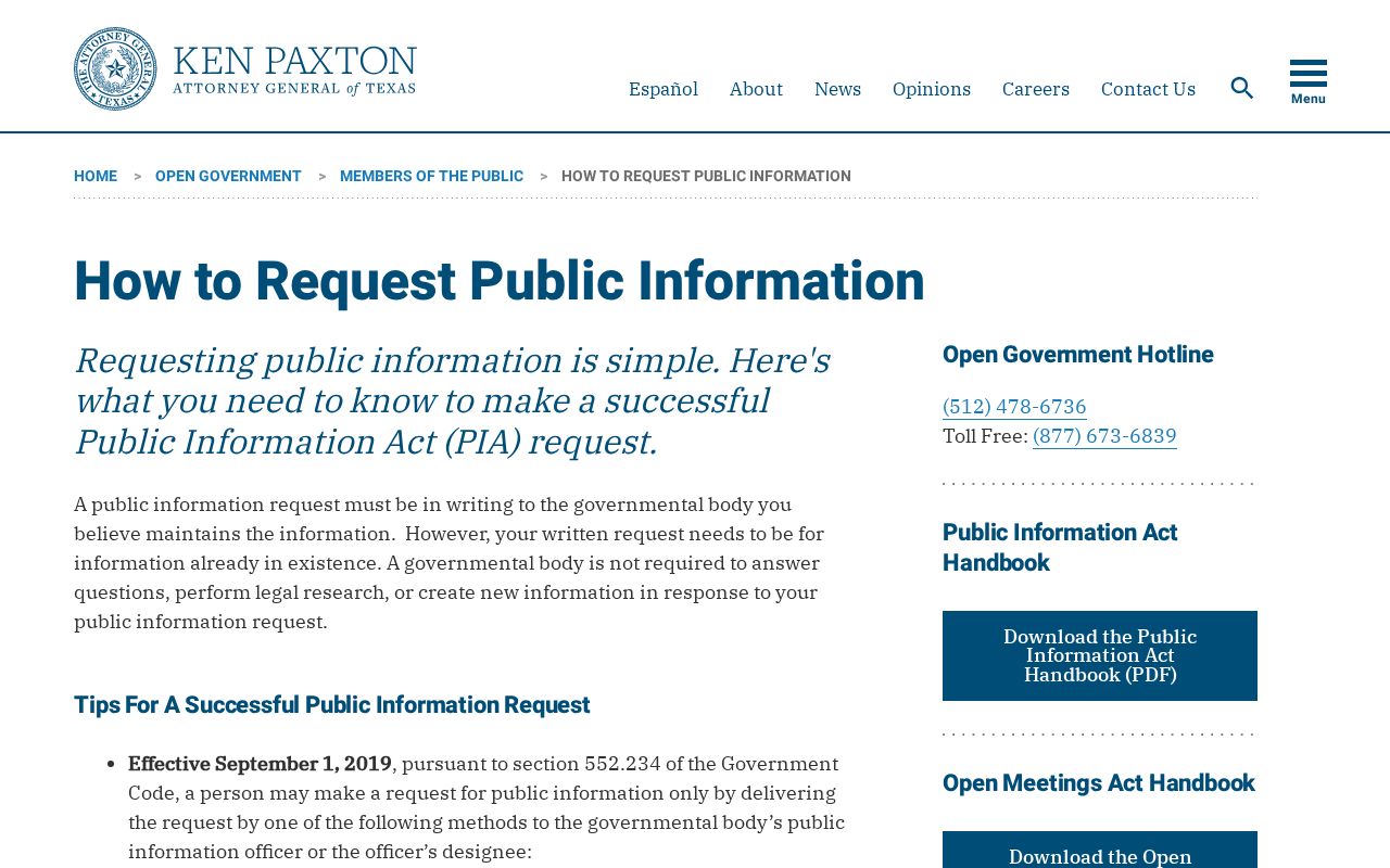 Hansford County active warrant index Texas Public Information Act request